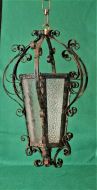 French Wrought Iron Hall Lantern