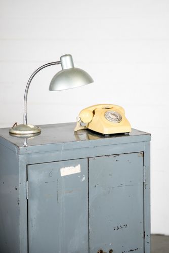 Light blue metal cupboard